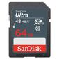 כרטיס זיכרון SanDisk Ultra SDSDUNB-064G-GN3IN 64GB SD סנדיסק למכירה 