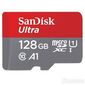 כרטיס זיכרון SanDisk Ultra SDSQUAR-128G 128GB Micro SD UHS-I סנדיסק למכירה , 2 image