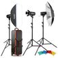 קיט תאורה Godox E300-F Dual E300 Studio Flashes Kit למכירה , 2 image
