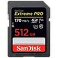 כרטיס זיכרון SanDisk Extreme Pro SDSDXXY-512G 512GB Micro SD סנדיסק למכירה , 2 image