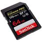 כרטיס זיכרון SanDisk Extreme Pro Extreme Pro SDXC 64GB SDSDXXY-064G 64GB SD UHS-I סנדיסק למכירה , 3 image