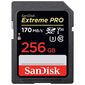 כרטיס זיכרון SanDisk Extreme Pro SDSDXXY-256G 256GB SD סנדיסק למכירה , 2 image