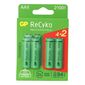 GP AA Rechargeable 2100mAh 4+2pck למכירה 