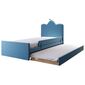 מיטת יחיד מיטת חבר מרופדת בד קטיפה דגם מייק PandaStyle למכירה , 2 image
