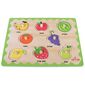 16078 פאזל כפתור הכרת פירות 8 חלקים Pit Toys למכירה 