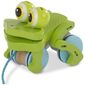3205 First Play Frolicking Frog Wooden Pull Toy Melissa & Doug למכירה , 2 image