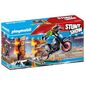 פליימוביל 70553 Stunt Show Motocross with Fiery Wall למכירה 